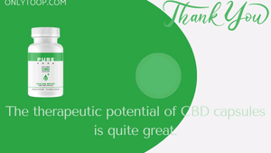 The therapeutic potential of CBD capsules is quite great.